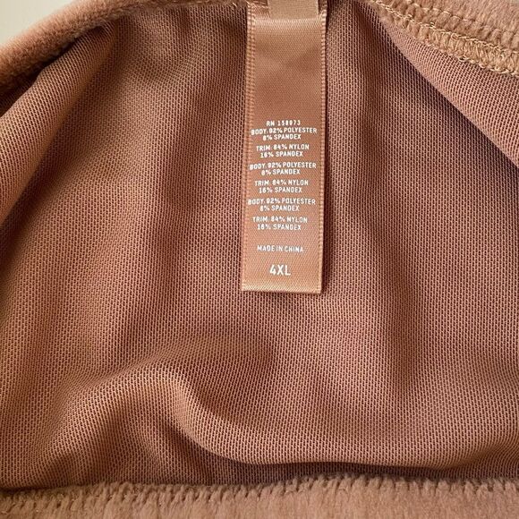 Skims Velour Bandeau Top - Sienna - 4x - Picture 4 of 6